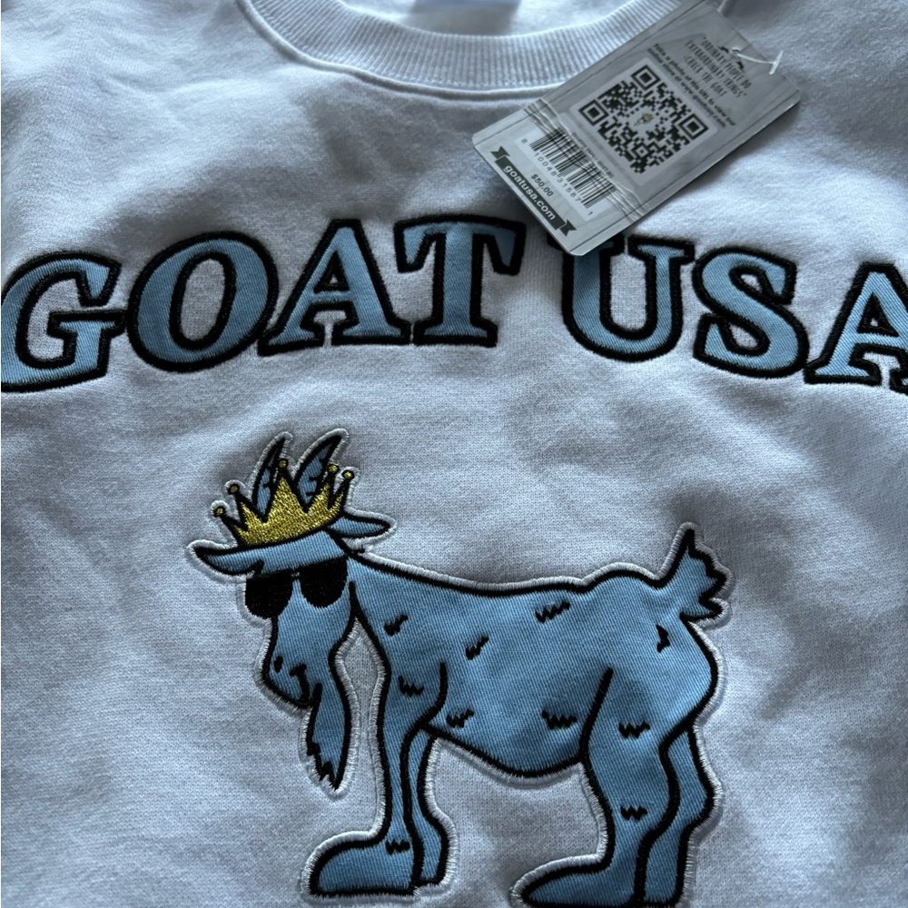 NWT Goat USA crewneck sweatshirt